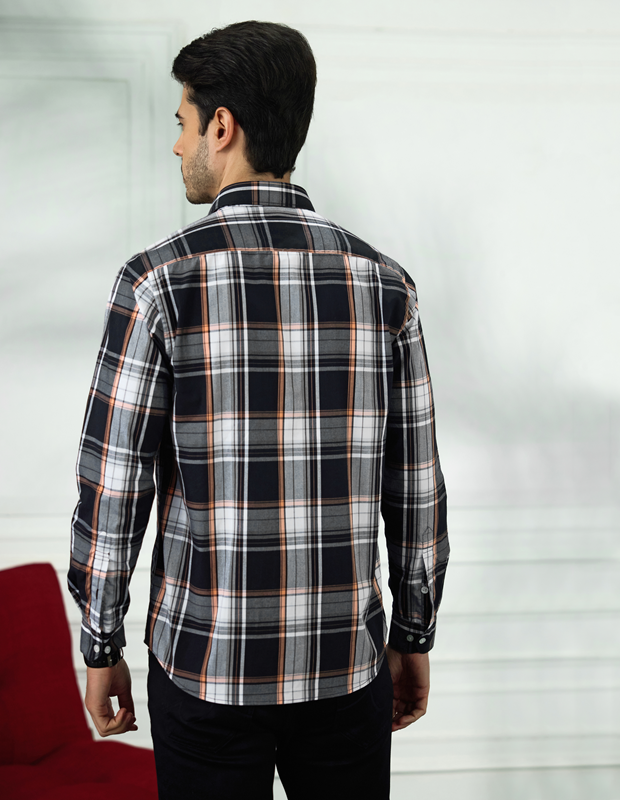 Mochachino Cotton Check Shirt